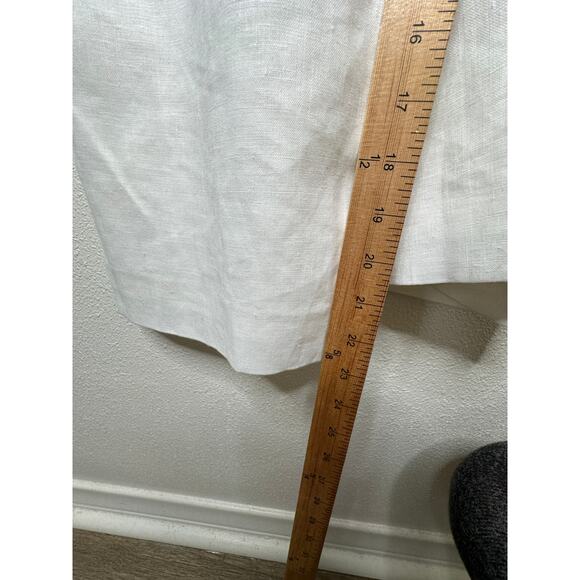 NWT Club Monaco Creme Emberlynn Linen Blend Jumpsuit 0 - Picture 15 of 16